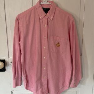 Lauren Ralph Lauren Womens Pink Button Down size 4